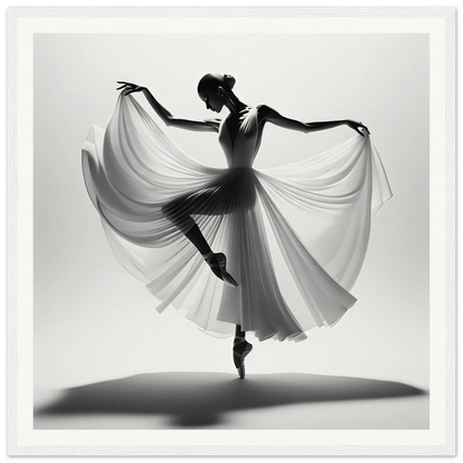 Graceful ballerina in ethereal dance with flowing fabric, from Special Edition Art