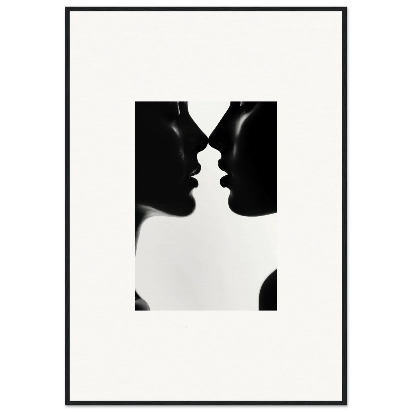 Two silhouettes sharing a moment in Whispers Shadowdance Serenaa special edition art™