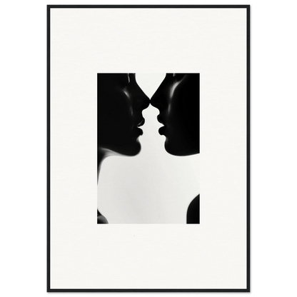 Two silhouettes sharing a moment in Whispers Shadowdance Serenaa special edition art™