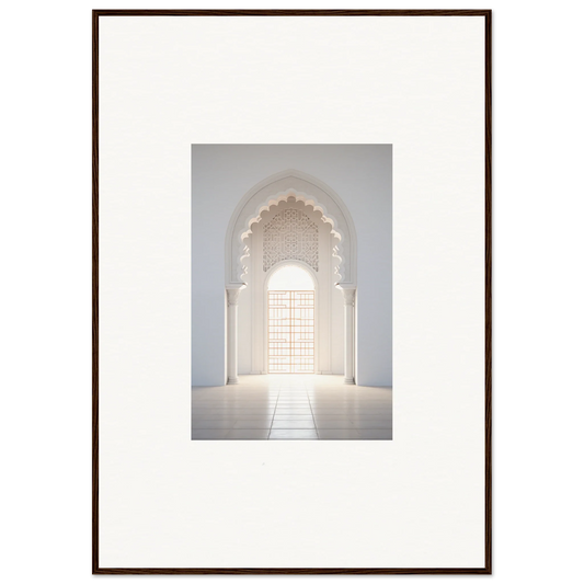 Arched doorway with Moorish details and light, part of the Threshold Dreamscapes Portal