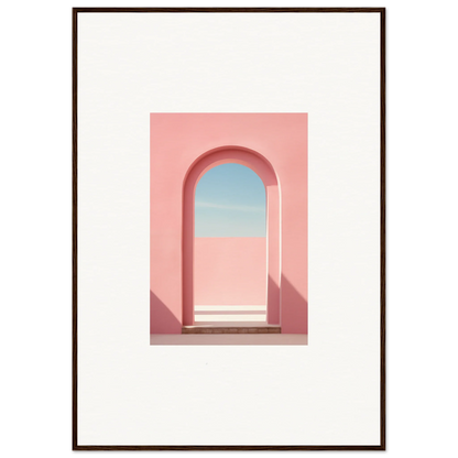 Pink arched doorway revealing blue sky in Echo of Horizons special edition art™