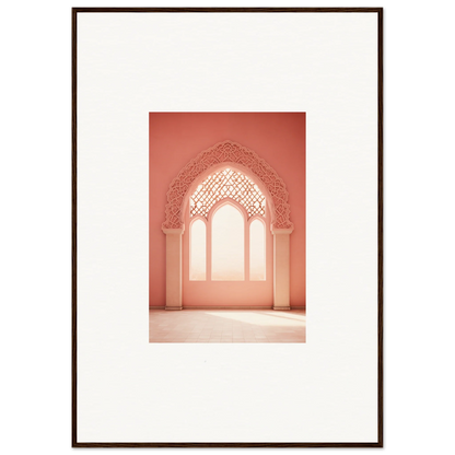 Ornate arched doorway with Islamic patterns in Versaille Sunset Reimagined art piece