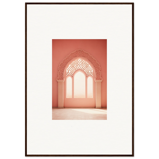 Ornate arched doorway with Islamic patterns in Versaille Sunset Reimagined art piece