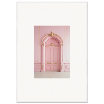 Ornate pink door in Paris Dreams Frame, a stunning special edition art™ piece