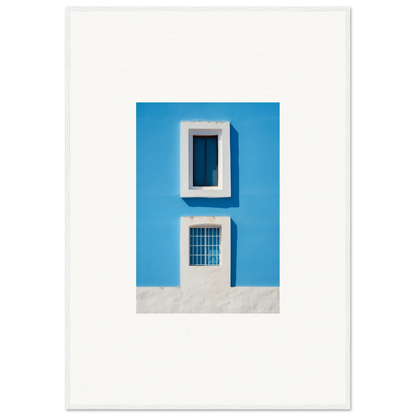 Blue wall with two white-framed openings in Isles Encompassed Vista special edition art™