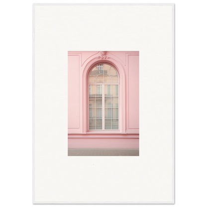 Arched pink window with white panes in Pink Sonata Vibrations special edition art™