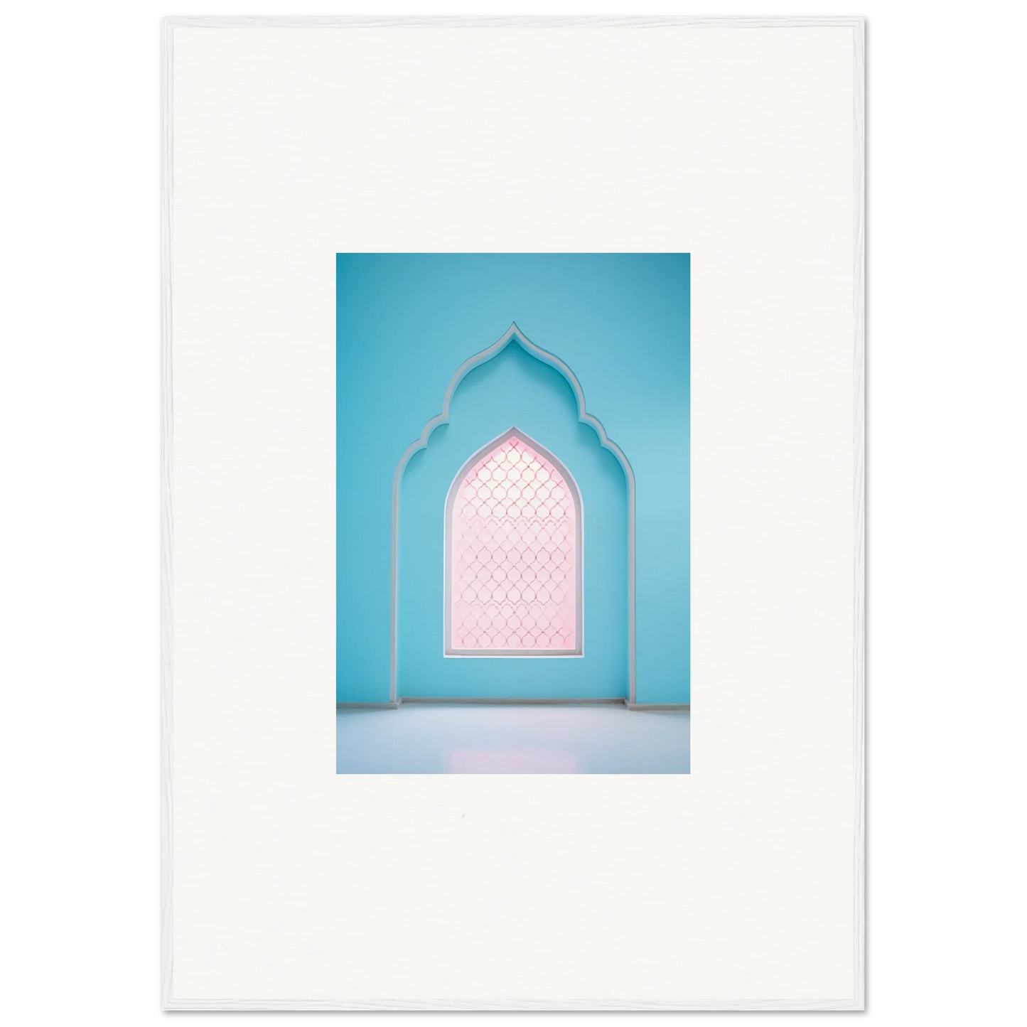 Ornate arched window with pink glass showcasing Souls Diffilveres Critfilters design