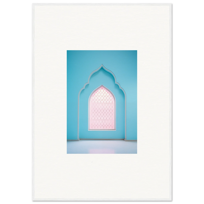 Ornate arched window with pink glass showcasing Souls Diffilveres Critfilters design