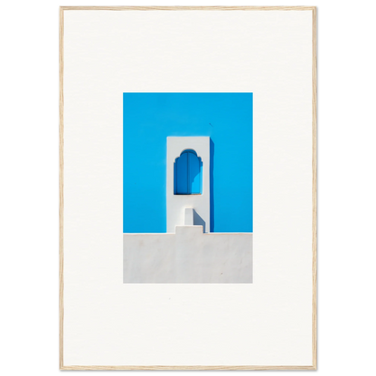 Minimalist photo of a white bell tower under a bright blue sky from Oikos Cerulean Aperturearches