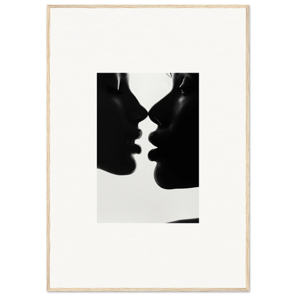 Two silhouetted profiles in an intimate moment from Nights Echoes special edition art™