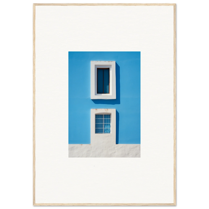 Blue wall with two white-framed openings in Isles Encompassed Vista special edition art™