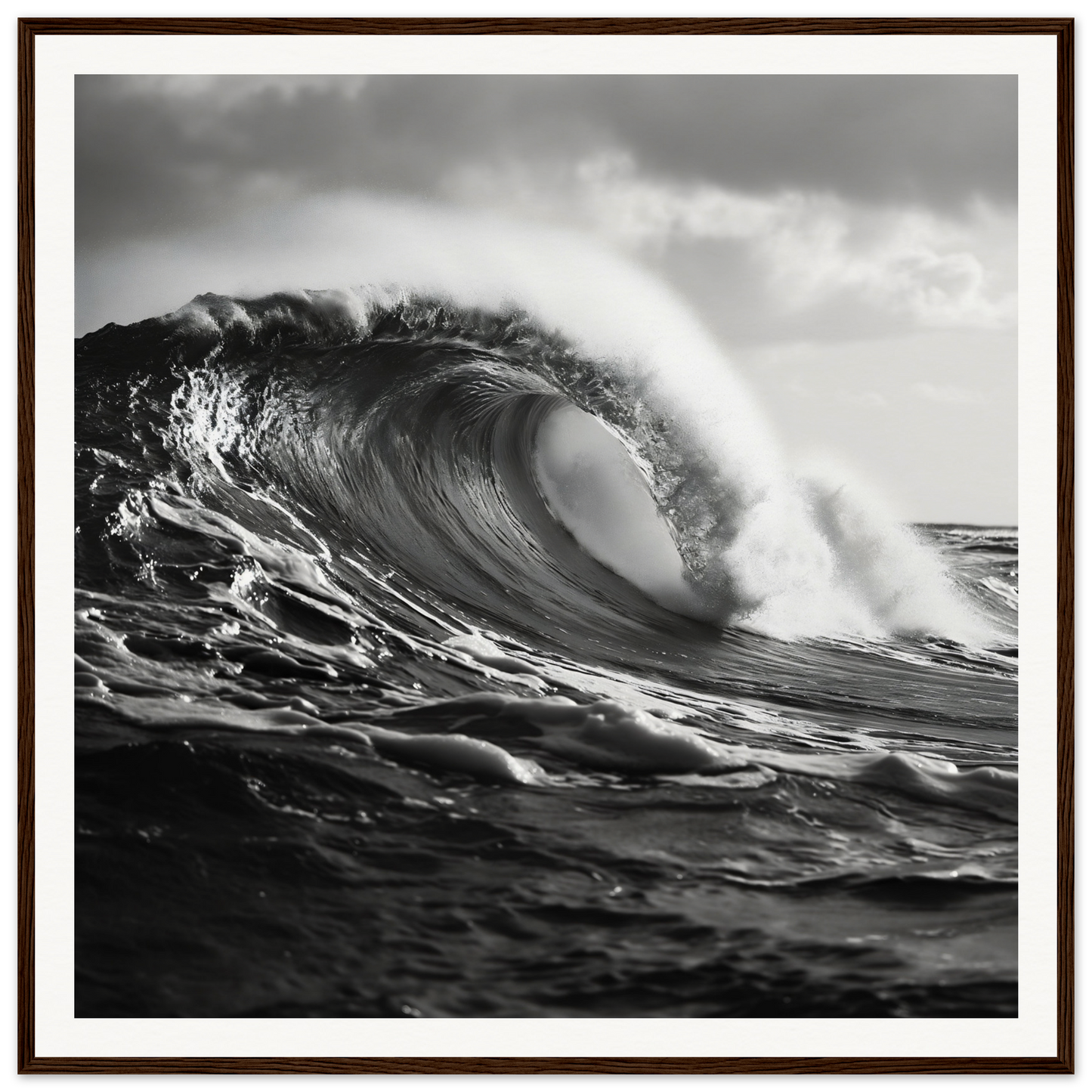 Captivating ocean wave curling in light for Wave’s Eternal Dance special edition art™