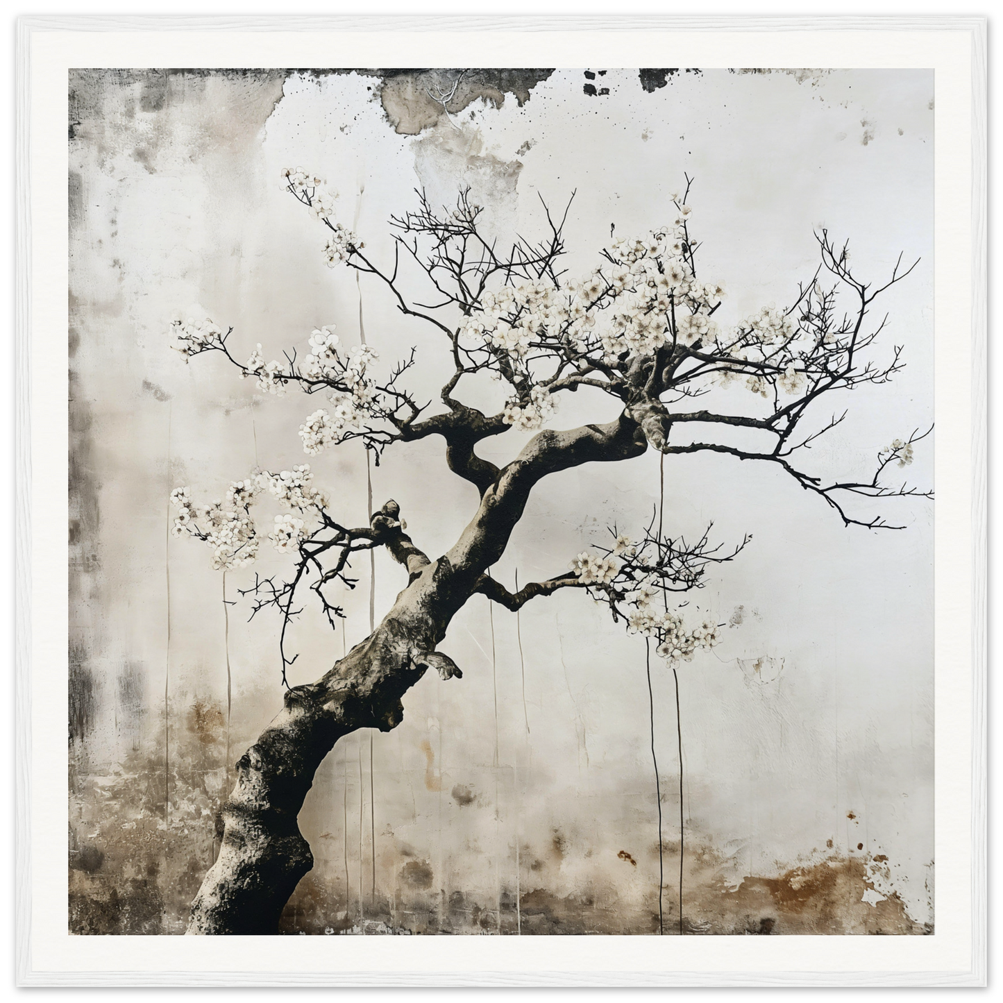 Twisted cherry blossom tree in Blossom Yin Reverie special edition framed wall art