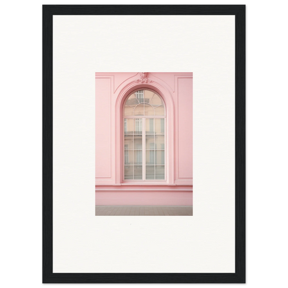 Arched pink window with white panes in Pink Sonata Vibrations special edition art™