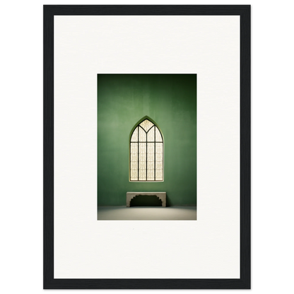 Gothic arched window with cozy bench in Evermind Greenthaum special edition art™