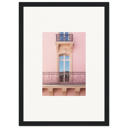 Ornate pink balcony featuring dusky dream balustrade and decorative railings