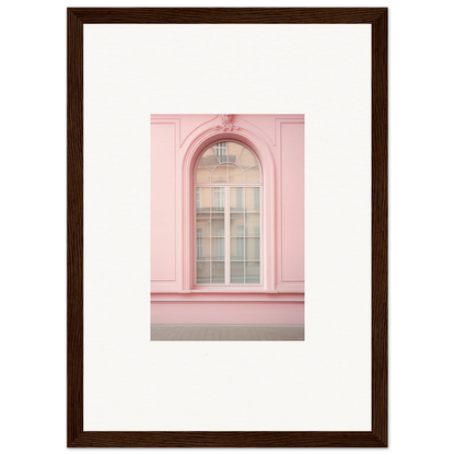 Arched pink window with white panes in Pink Sonata Vibrations special edition art™