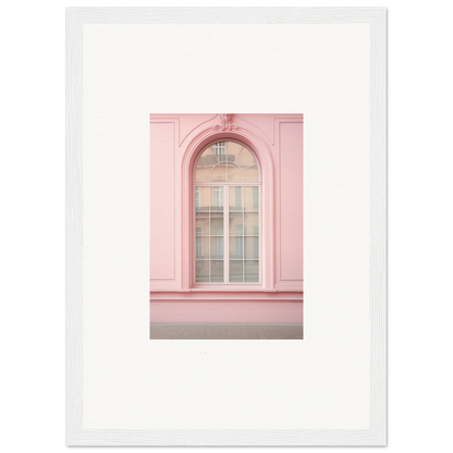 Arched pink window with white panes in Pink Sonata Vibrations special edition art™