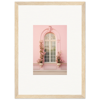 Arched pink window with climbing flowers for Vitalose Rose Sonnet special edition art™