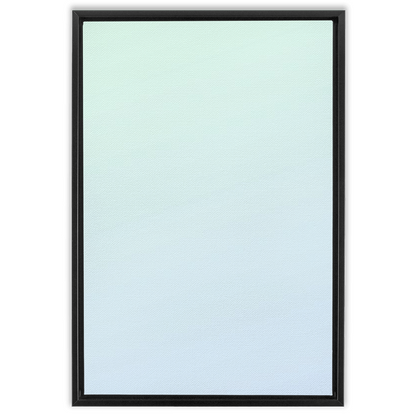 Rectangular framed mirror with a black border.