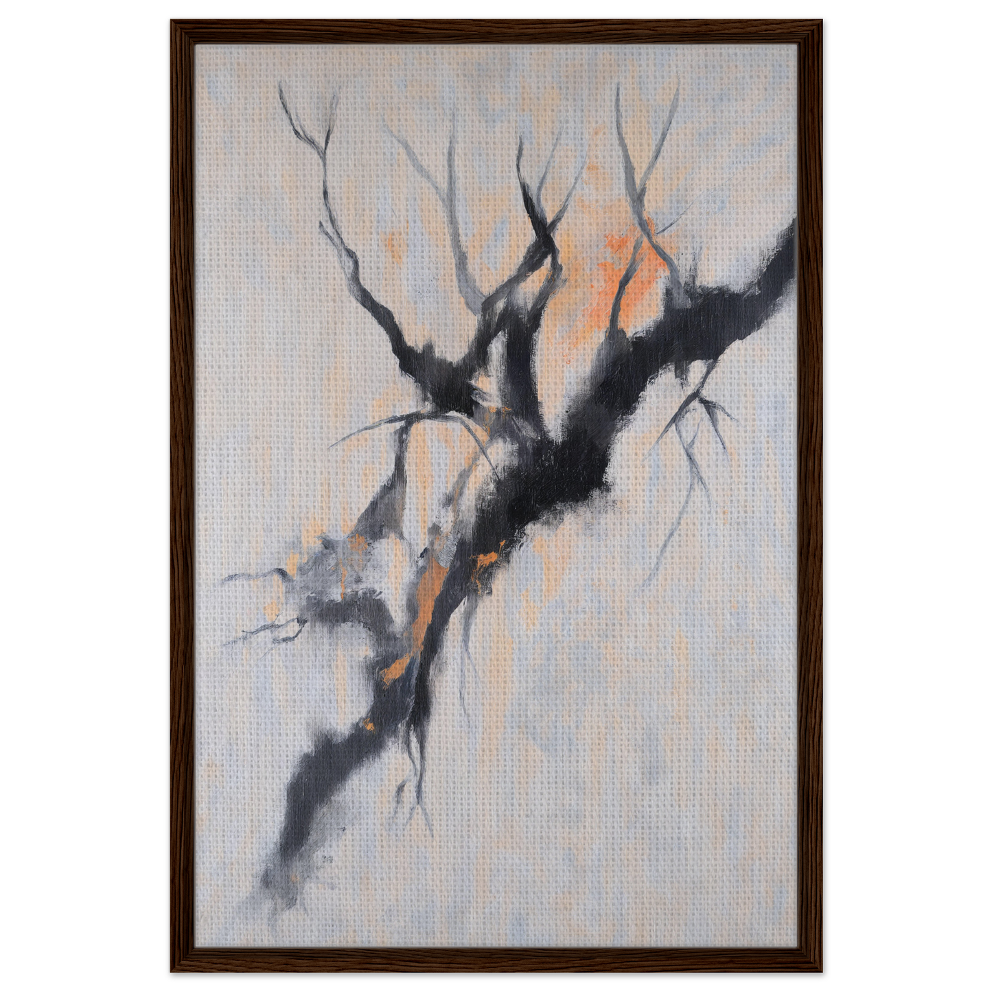 Bare tree branch painting from Branches’ Mirage Serenity for elegant room decor