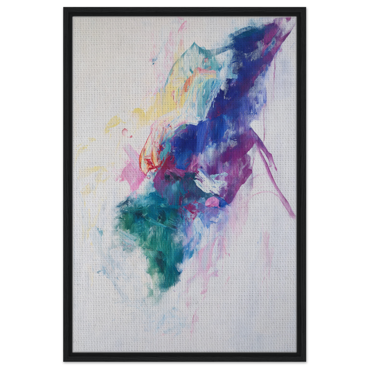 Vibrant abstract painting titled Chroma Winds Dance for stylish room decor on Shopify Planet