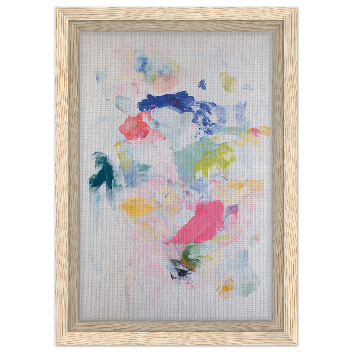 Abstract watercolor painting in pastel colors for Chromatic Jazz Revelry room decor