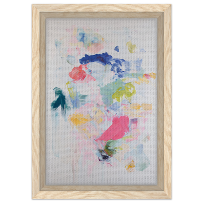 Abstract watercolor painting in pastel colors for Chromatic Jazz Revelry room decor