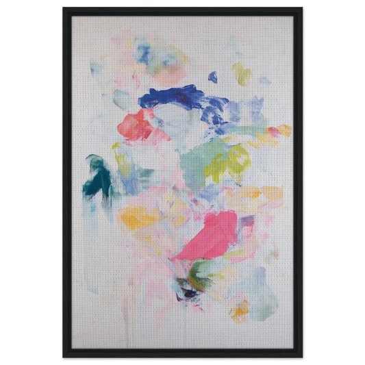 Abstract watercolor painting in vibrant colors for Chromatic Jazz Revelry room decor