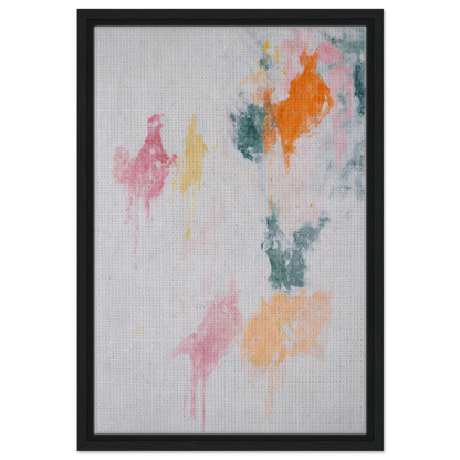 Abstract painting with pastel brushstrokes for Chromatic Rapture Dreaming room decor