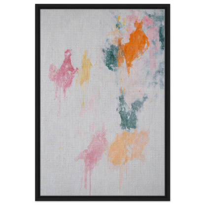 Abstract painting with pastel splotches, perfect for Chromatic Rapture Dreaming room decor