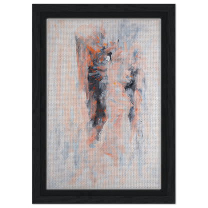 Abstract painting in soft pastels for Chromatic Tango 雲兒 room decor