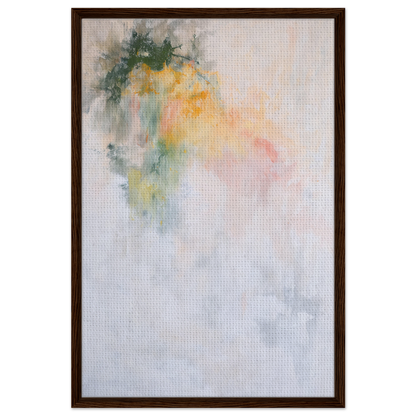 Abstract watercolor painting in soft hues, ideal for Color Dances Dreaming canvas wall art