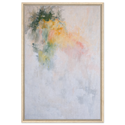 Abstract watercolor painting in soft hues for Color Dances Dreaming canvas wall art