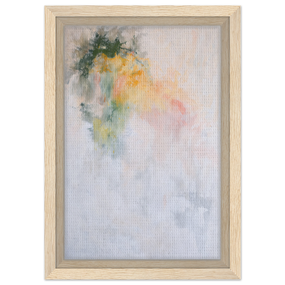 Abstract watercolor painting in soft pastels, part of Color Dances Dreaming canvas wall art