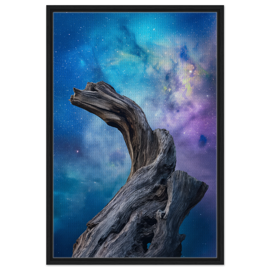 Twisted driftwood showcasing gnarled textures from Cosmic Drift Union room decor