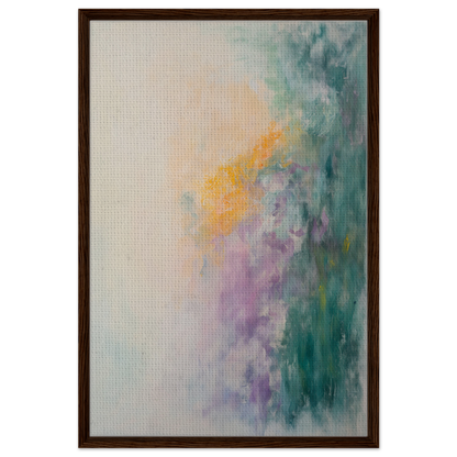 Abstract painting in soft pastel colors for Dreamscape Tranquility room decor