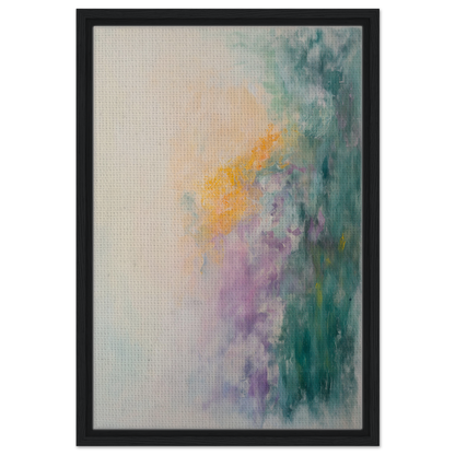 Abstract painting in soft pastels, framed canvas print for Dreamscape Tranquility
