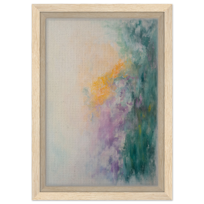 Abstract painting in soft pastels, ideal for Dreamscape Tranquility Framed Canvas Print