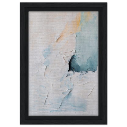 Abstract painting in soft pastels and textured brushstrokes for Ecstatic Horizon Whispers room decor