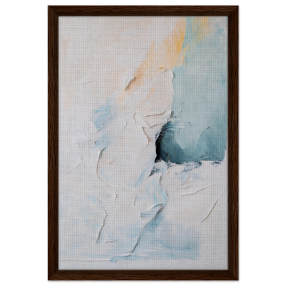 Abstract painting in soft pastels, part of Ecstatic Horizon Whispers room decor