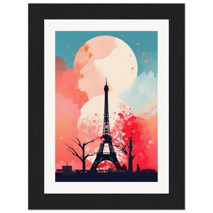 The eiff tower paris art print