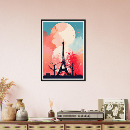 The eiff tower paris art print