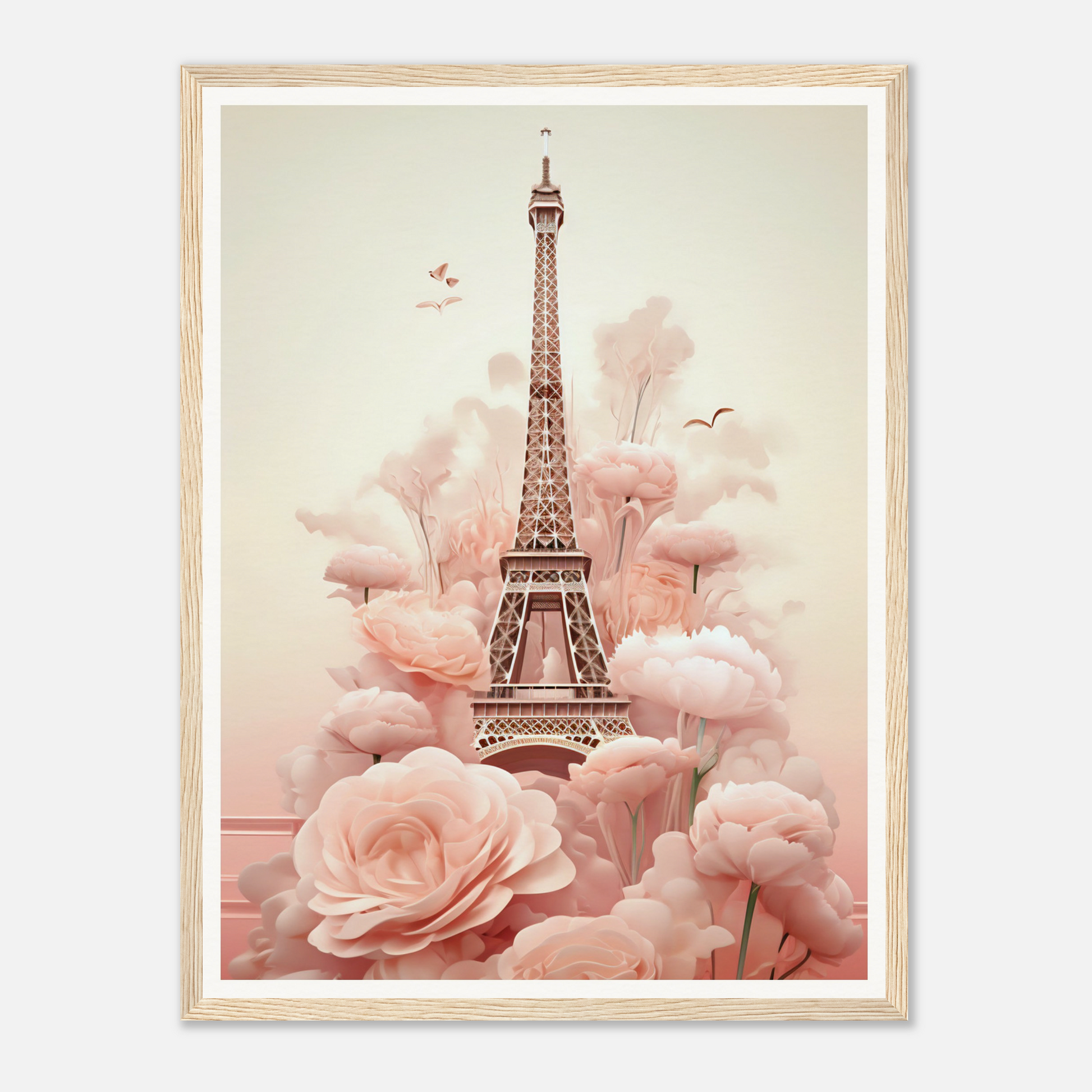 The eiff tower paris art print