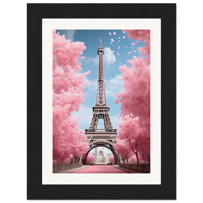 The eiff tower in paris, france framed art print