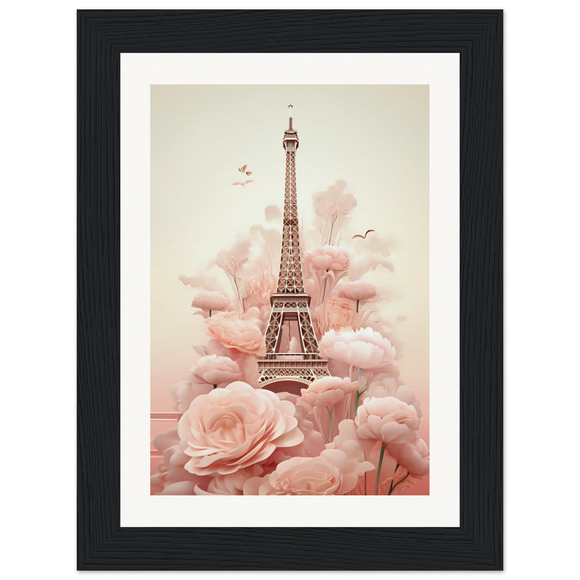 The eiff tower paris france art print