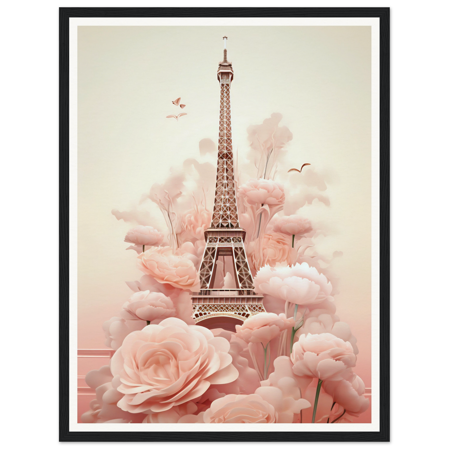 The eiff tower paris france art print