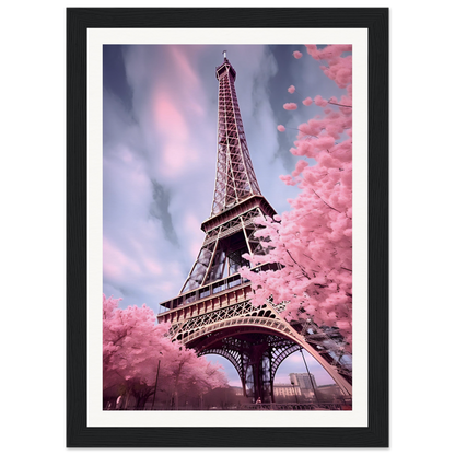 The eiff tower in paris, france framed art print