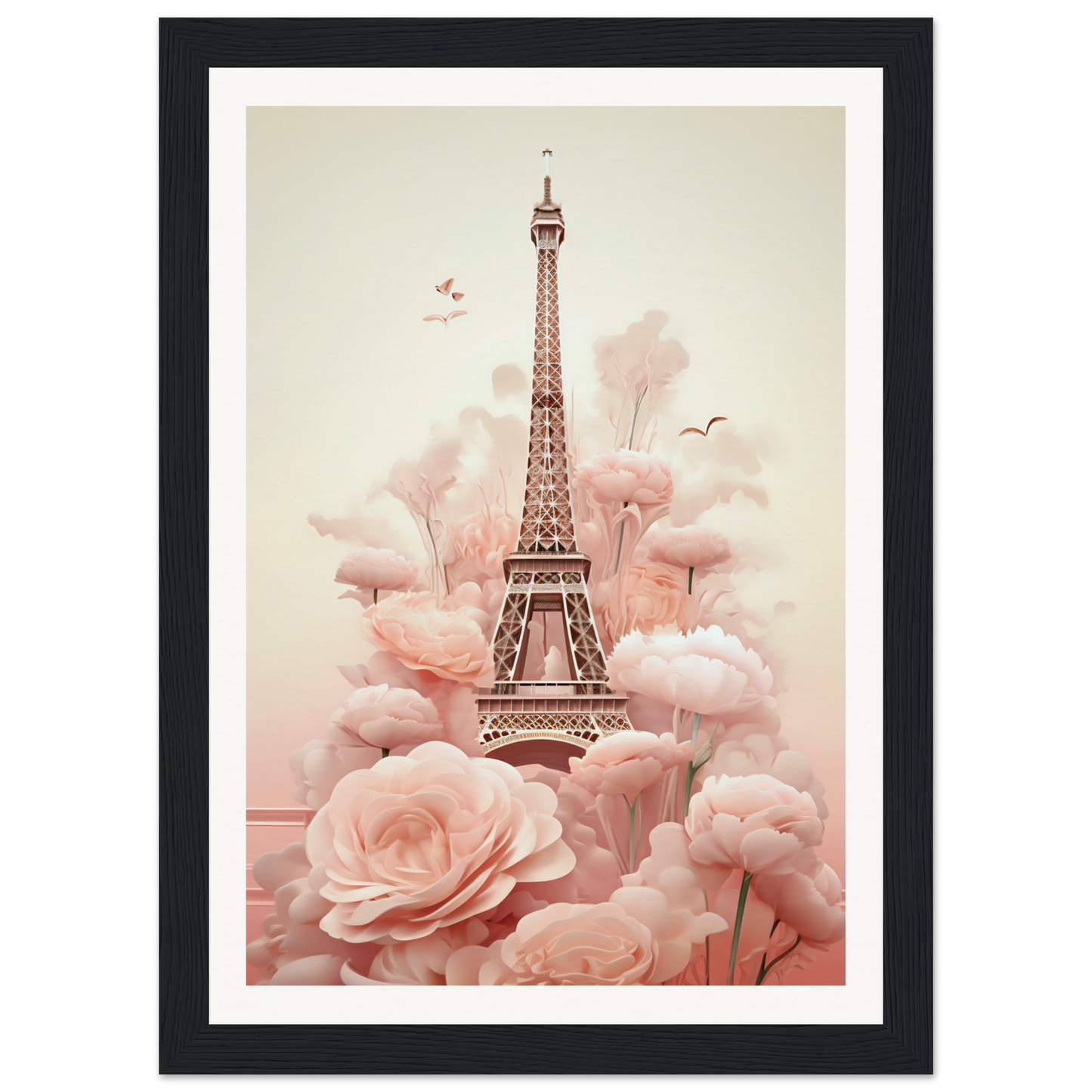 The eiff tower paris france art print