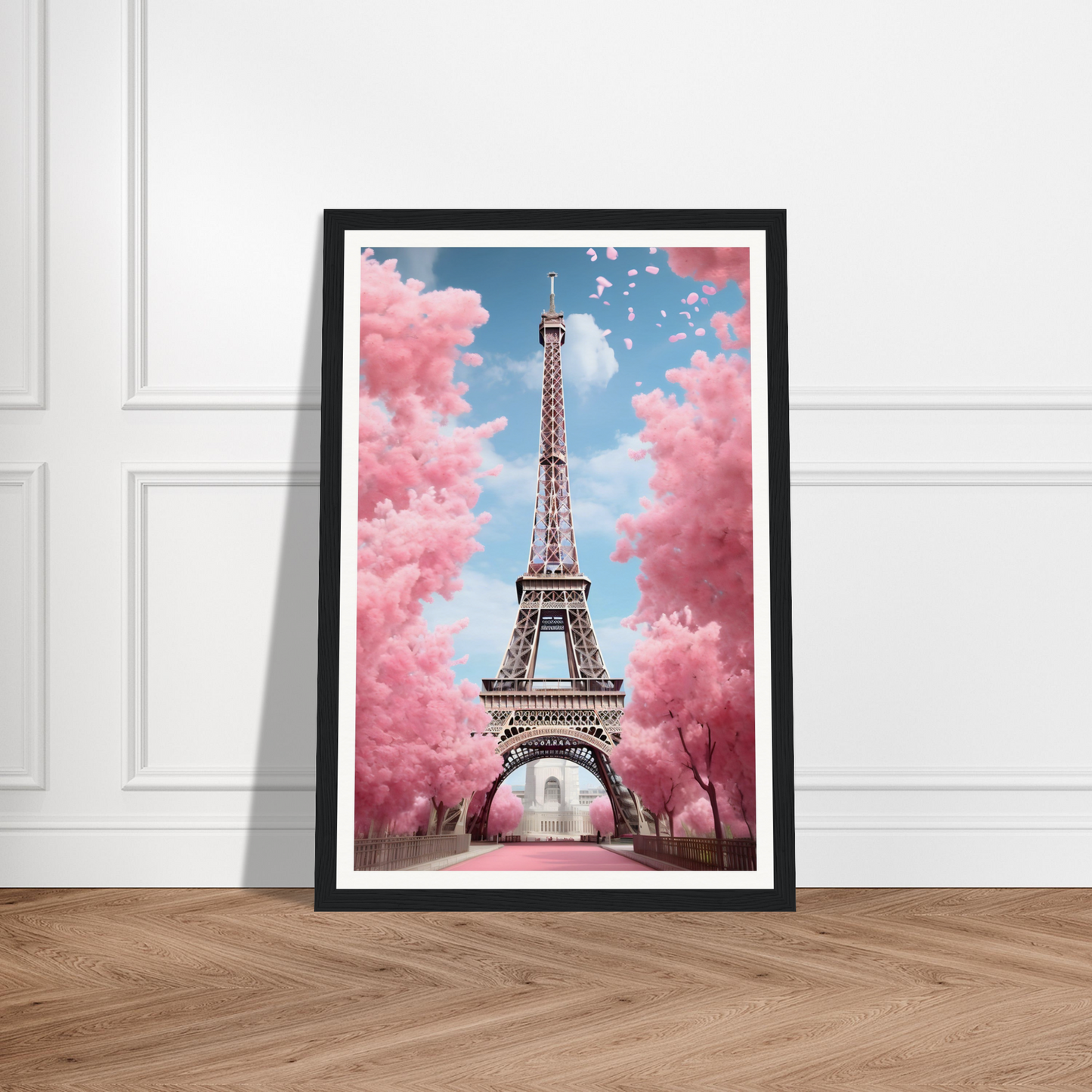 The eiff tower paris france art print